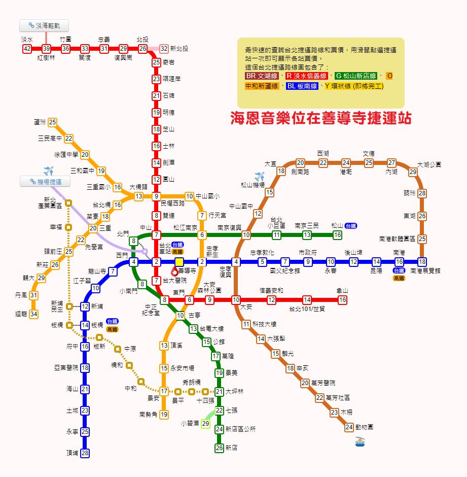 海恩音樂位在善導寺捷運站