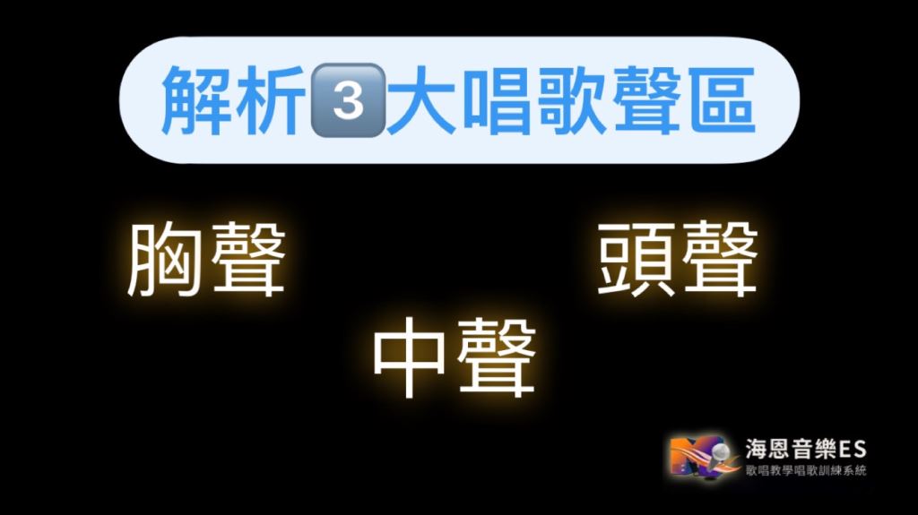 簡單解析3大唱歌聲區－唱歌老師沒說的事！共鳴腔歌唱技巧！